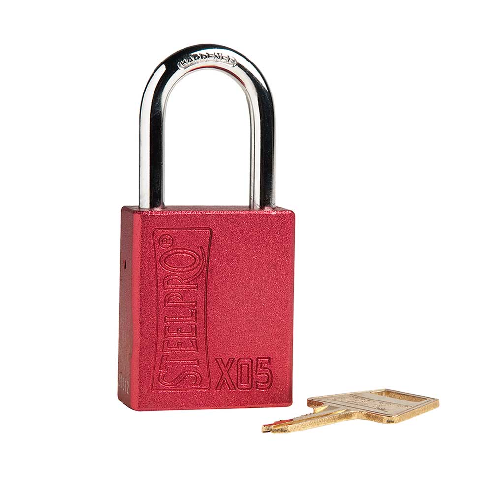 Candado Lock Out Steel-Pro X05 Rojo - steelprosafety