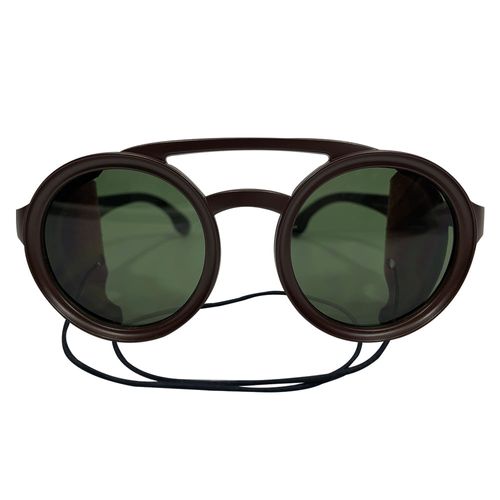 Gafas de seguridad láser para gafas de protección láser Gafas de montura  negra y lente verde